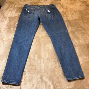 7 for all mankind distressed Josefina skinny boyfriend jeans Size 28